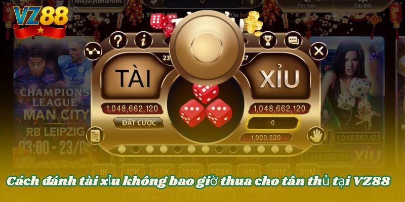 Cách đánh tài xỉu không bao giờ thua cho tân thủ tại VZ88
