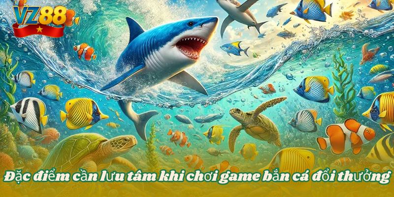 Đặc điểm cần lưu tâm khi chơi game bắn cá đổi thưởng