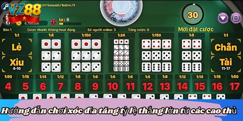 Hướng dẫn chơi xóc đĩa dễ hiểu, thắng to tại VZ88 4 Hướng dẫn chơi xóc đĩa tăng tỷ lệ thắng lớn từ các cao thủ